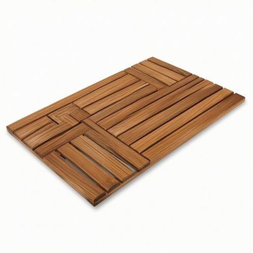Wooden bath mat - wooden,