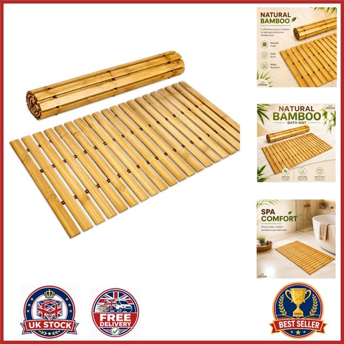 Bamboo bath mat - bath, 30x60cm