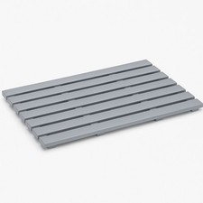 Grey Bamboo Bath Mat