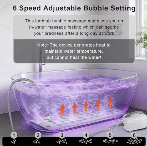 Bath spa mat - mat,, bubble
