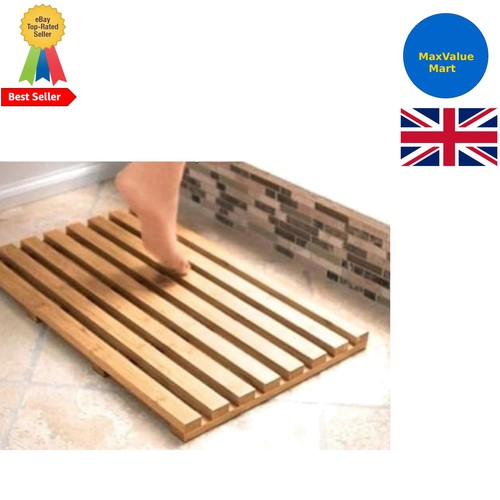 Wooden bath mat acacia wood - wooden,