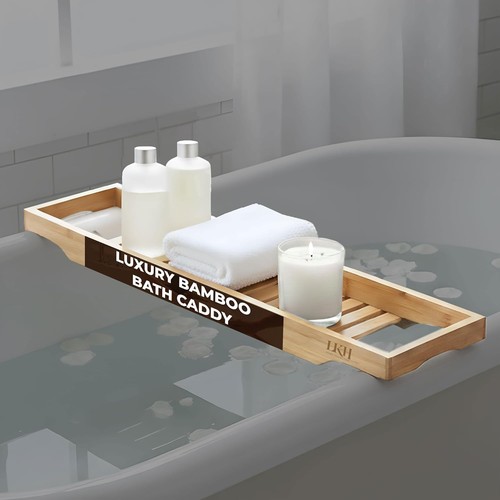 Bamboo wooden over bath tub - bamboo,